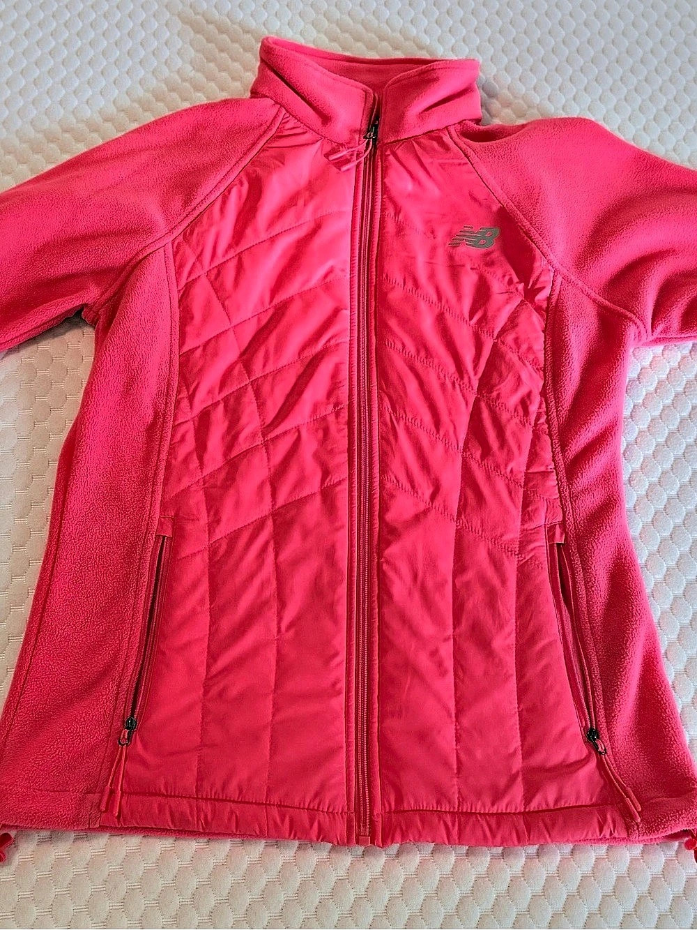 New Balance Fleece Vest Pink Small